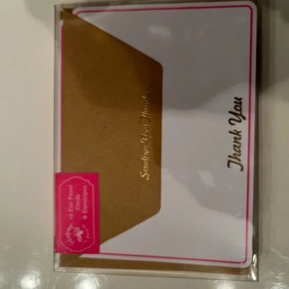Thank You Cards & Envelopes‎ by Roobee (16 cards) h/cards/specific occasions